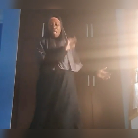 Aisha Yesufu shows off dance skills