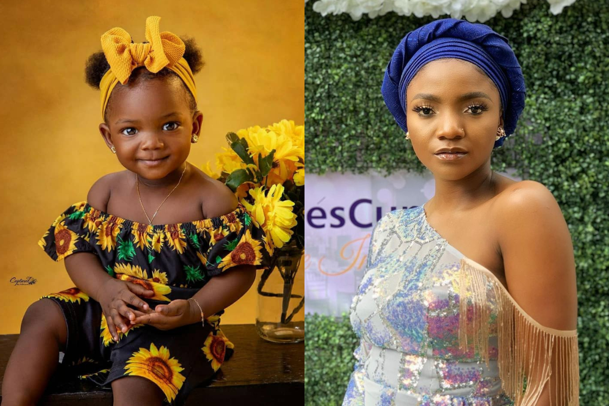 Simi and daughter