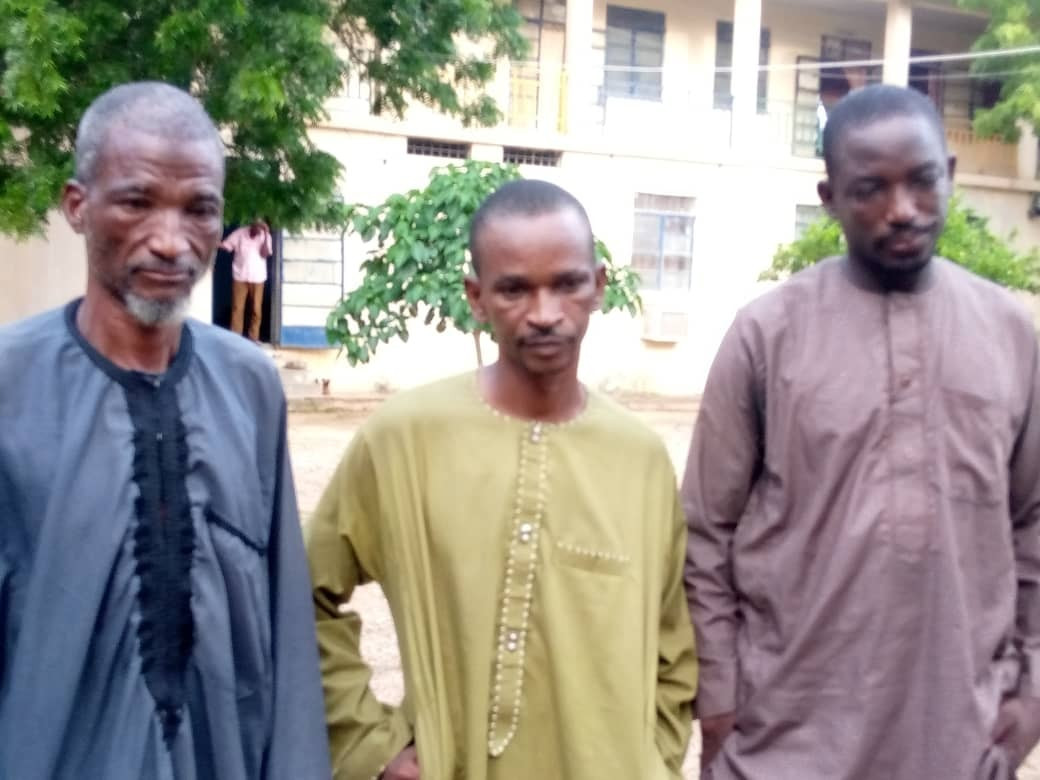 The repentant bandits arrested for armed robbery