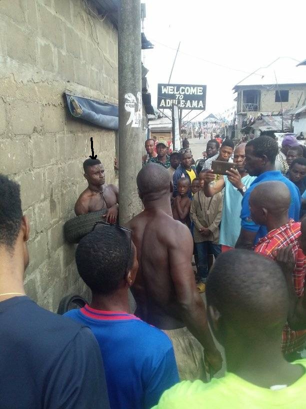 Suspected Thief Tied To Pole Flogged And Paraded Around Bayelsa Community Video
