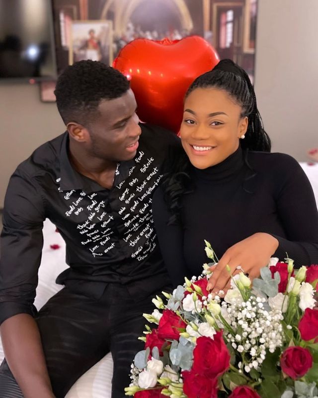 Onuachu and girlfriend