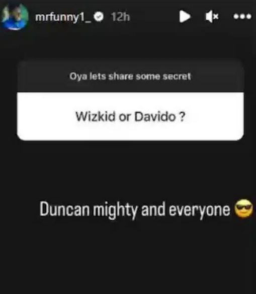 Davido Reacts To A Message Sent To Him By A Fan