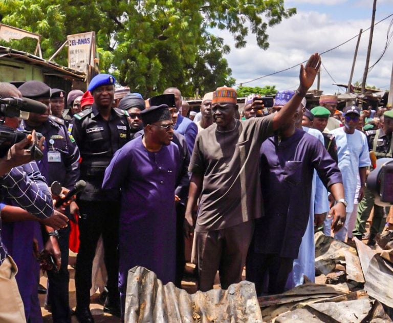 Yola market fire