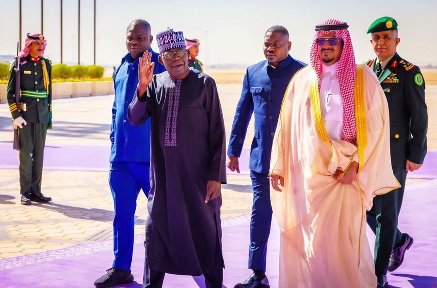 BREAKING: President Tinubu Arrives Saudi Arabia For Saudi-Africa Summit ...