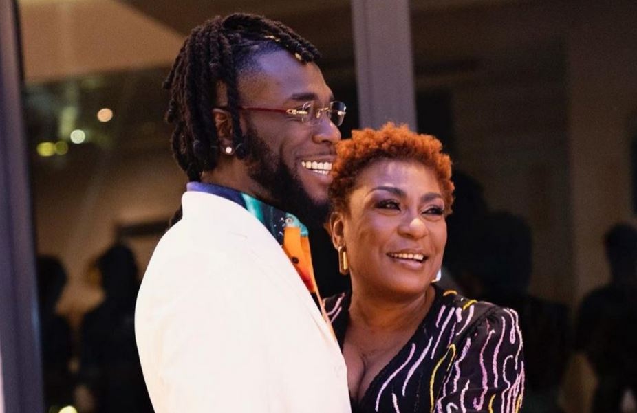 Burna and mama