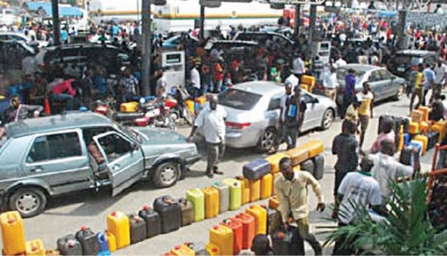 Fuel queues 