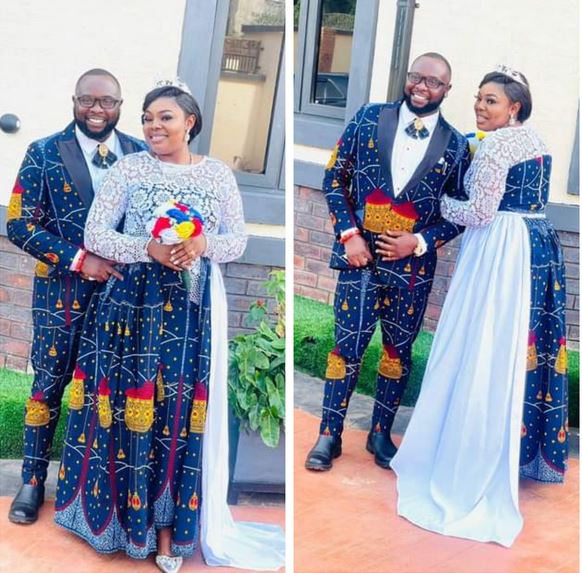 We Weren t Broke That Was Our Choice Nigerian Couple Shows Off Their Church Wedding Outfits Photos