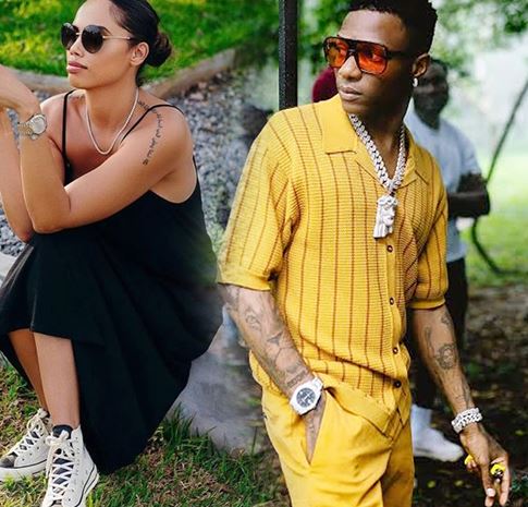 Wizkid And Babymama, Jada Pallock Spotted On Romantic Date (Photo)