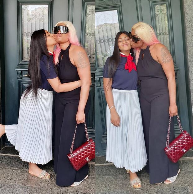 Regina Daniels, Angela Okorie