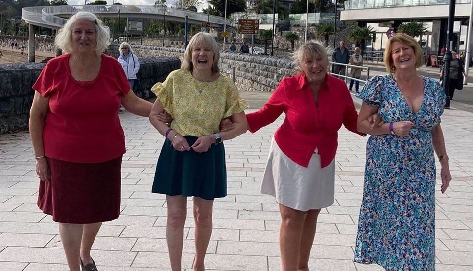 Marion Banforth, Susan Morris, Mary Helliwell, Carol Asbro