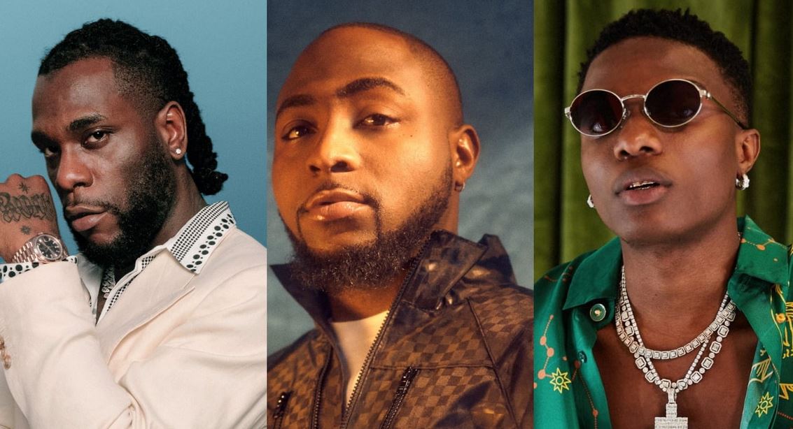 Davido, Wizkid, Burna Boy