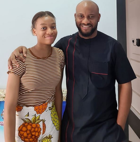 Yul Edochie and daughter