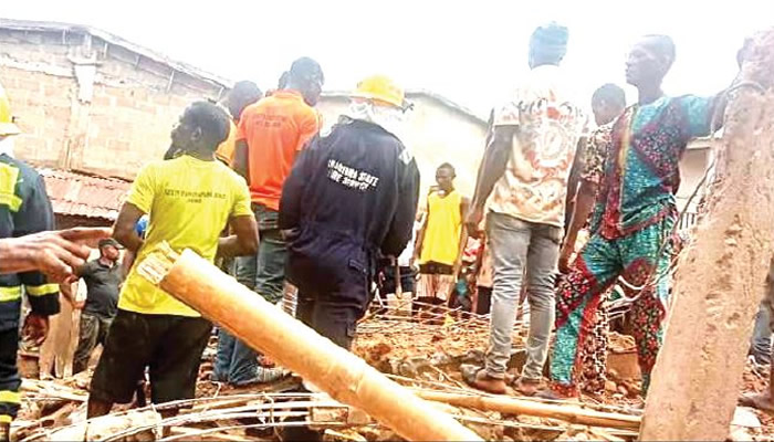 Anambra Market Collapsed Building