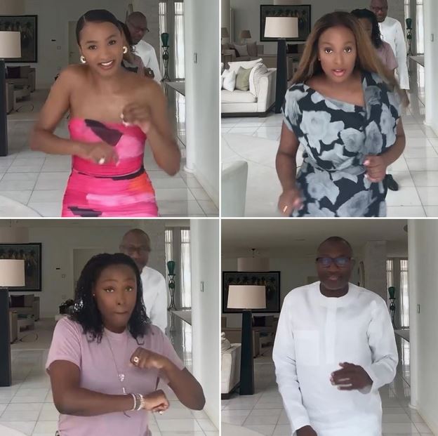 Femi Otedola, Tolani, Cuppy, Temi