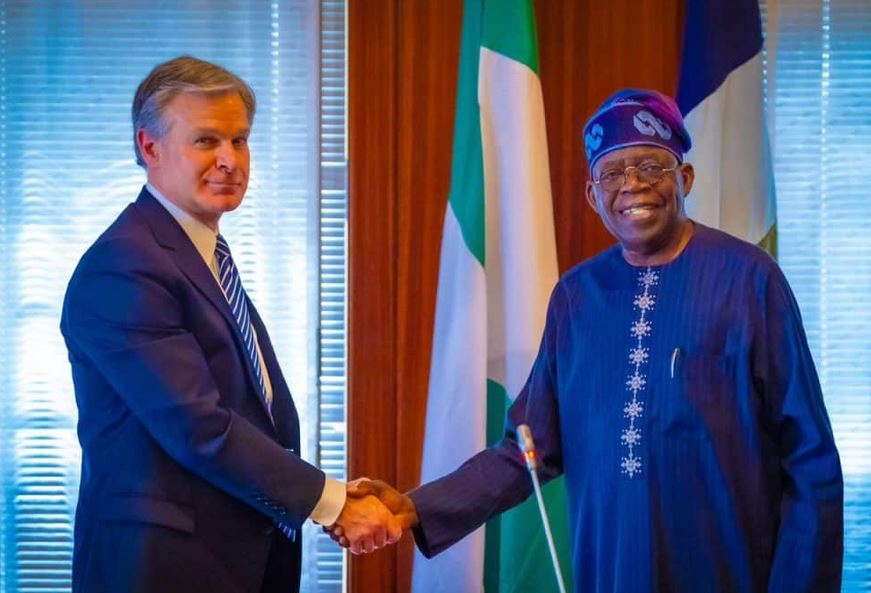 Bola Ahmed Tinubu, Christopher Asher Wray