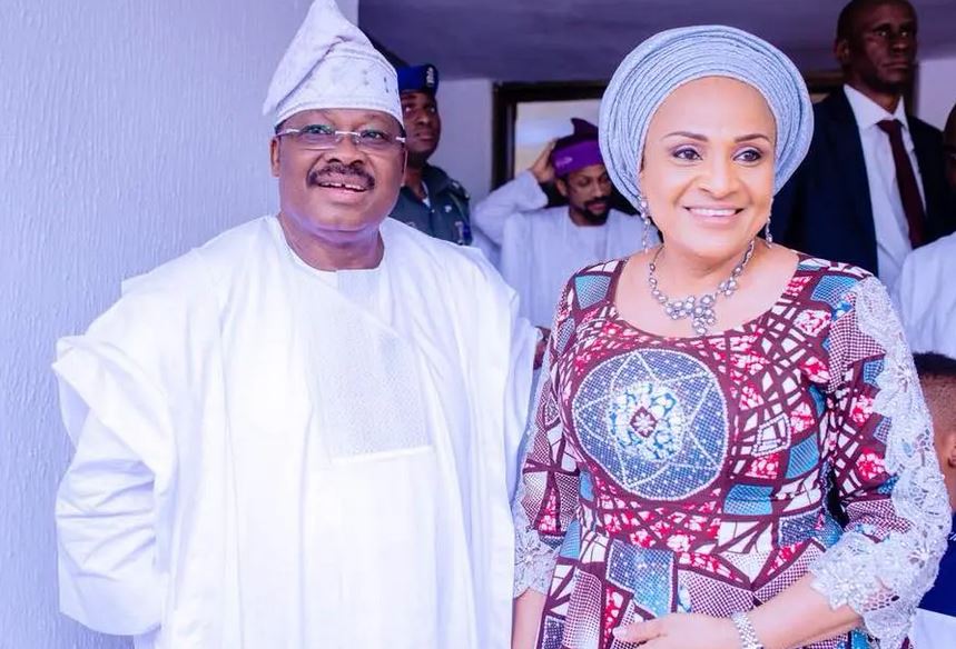 Late Ajimobi and Florence