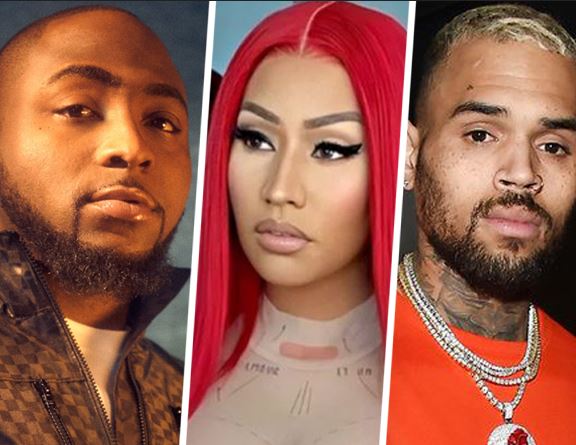 Chris Brown, Nicki Minaj, Davido