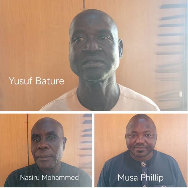 Yusuf AbdulKarim Bature, Musa Philip, Nasiru Mohammed