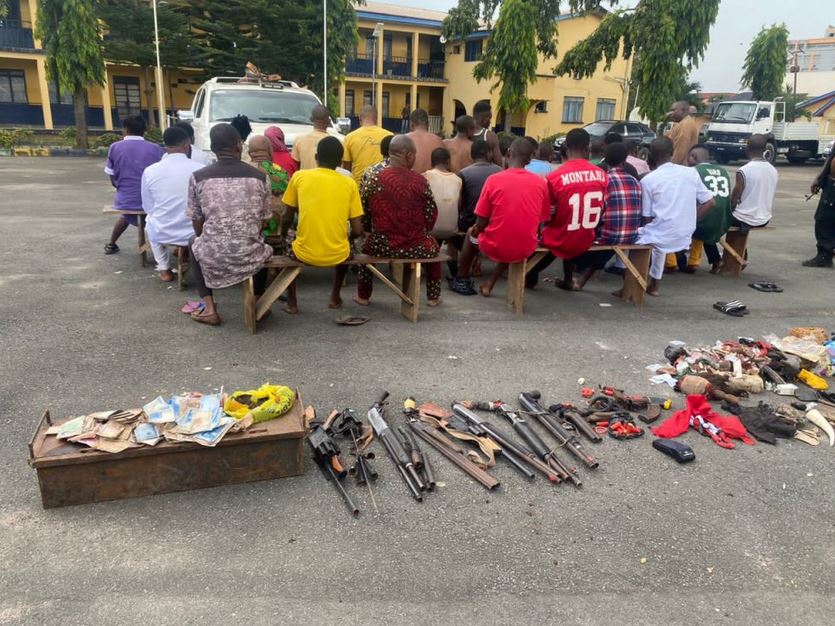 Police Arrest 29 Suspected Kidnappers In Imo, Recover 14 Guns