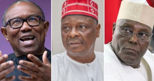 Atiku Abubakar, Peter Obi, Rabiu Kwankwaso