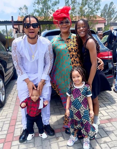 Uche Ogbodo and family