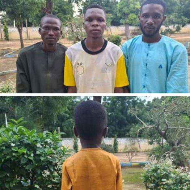 Hizbullah Salisu, Aliyu Abubakar, Hassan Aliyu, Muhammad Nasir