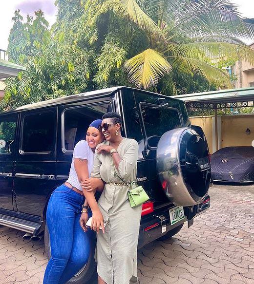 Regina Daniels and Annie Idibia