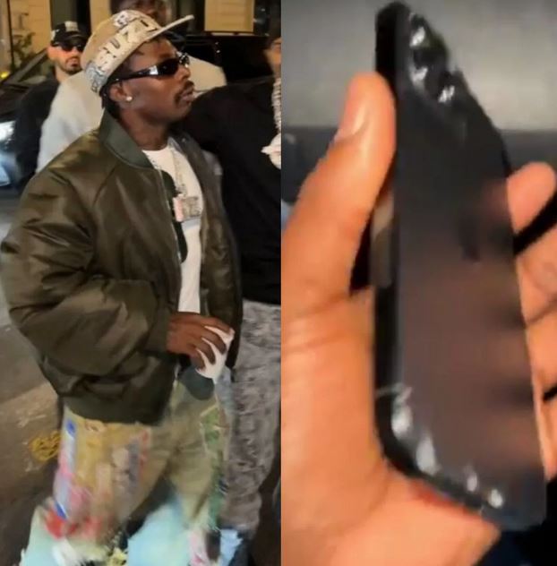 Nigerian singer Asake under fire for reportedly breaking fan's iPhone 16 Pro Max.