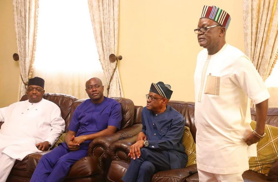 Seyi Makinde, Nyesom Wike, Samuel Ortom