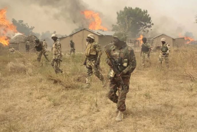 Nigerian troops