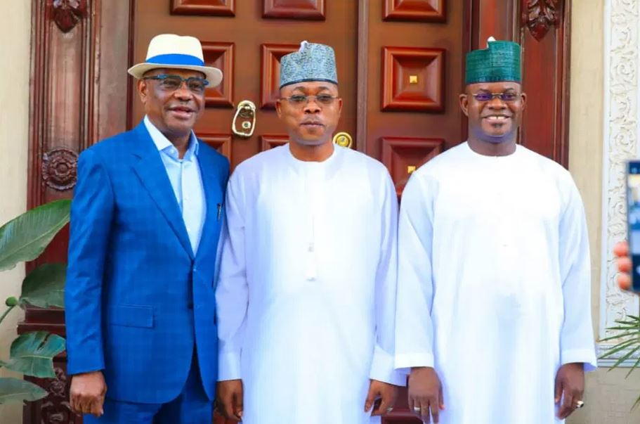 Yahaya Bello, Nyesom Wike, Ahmed Usman Ododo,