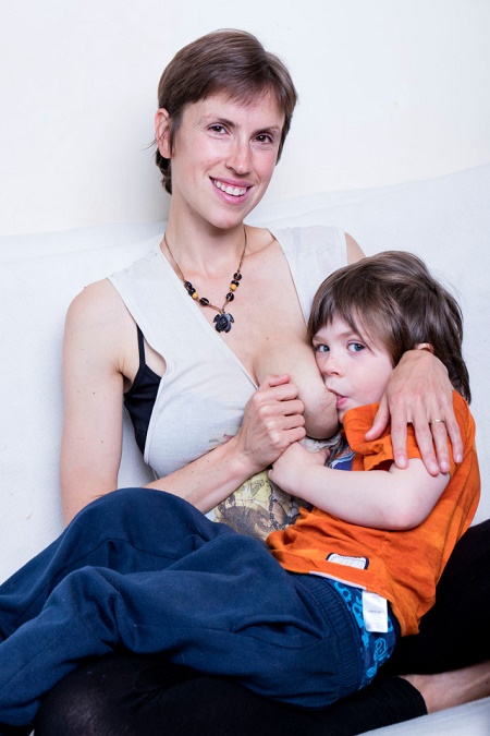 Unbelievable! Meet the Mum Who Breastfeeds her 5-year-old Son 