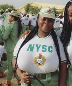 Heavy-chested Female Corper Causes Controversy On Instagram