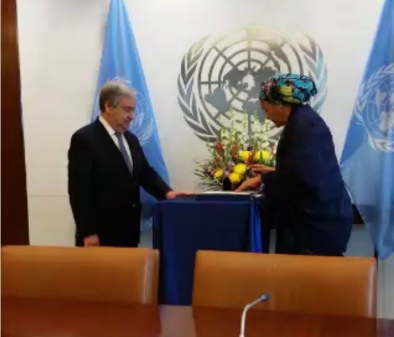 Amina Mohammed Sworn In As UN Deputy Secretary General Photos