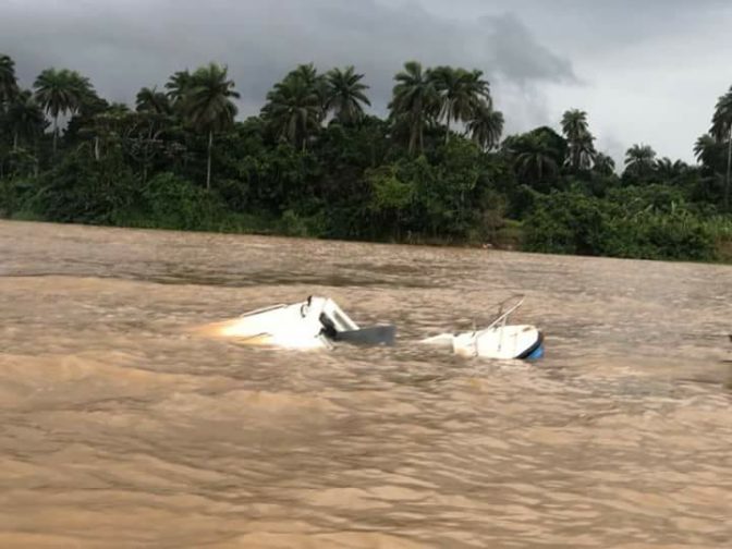 Government Officials Narrowly Escape Death As Boat Capsizes On A River ...