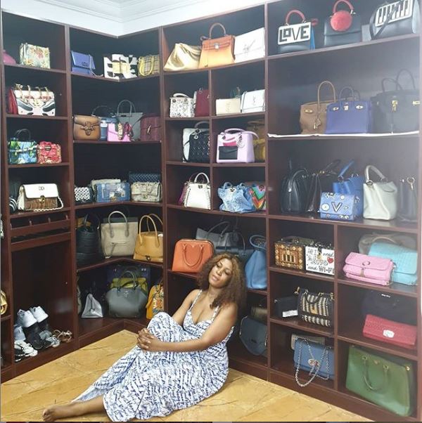 Linda Ikeji acquires three designer bags worth N30M, shows off her