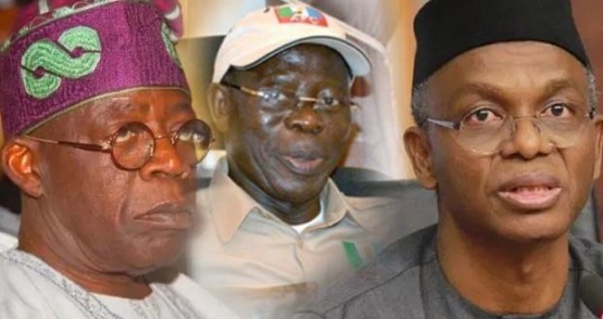 Image result wey dey for PDP behind Tinubu, Oshiomhole, el-Rufai’s 2023 posters –APC