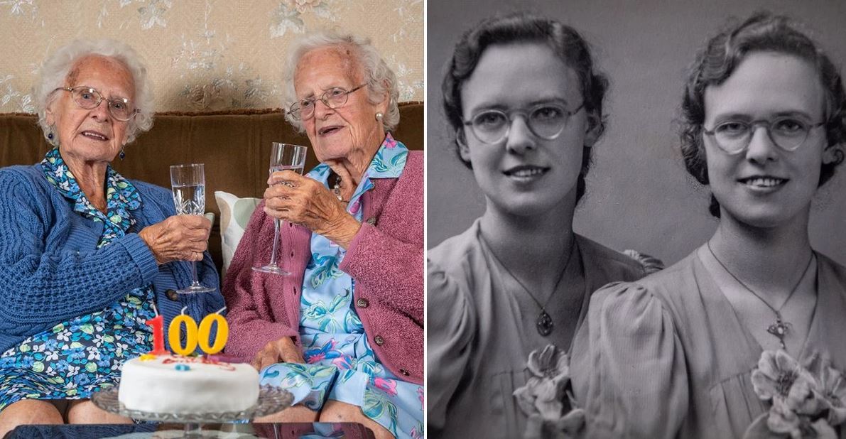 Britains Oldest Identical Twins Celebrate Their 100th BirthdayPhotos