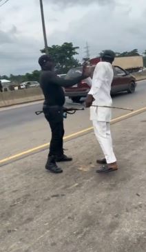 Update: Police Officer Caught On Tape Assaulting Man In Rivers State ...