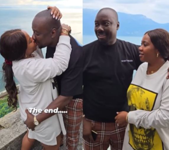 Businessman, Obi Cubana And His Wife Pack On The PDA As They Holiday Abroad (Video)