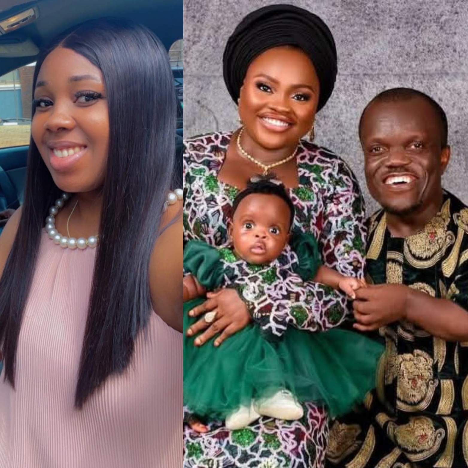 Reactions As Lady Mocks Actor Nkubi, His Wife, And Their Child