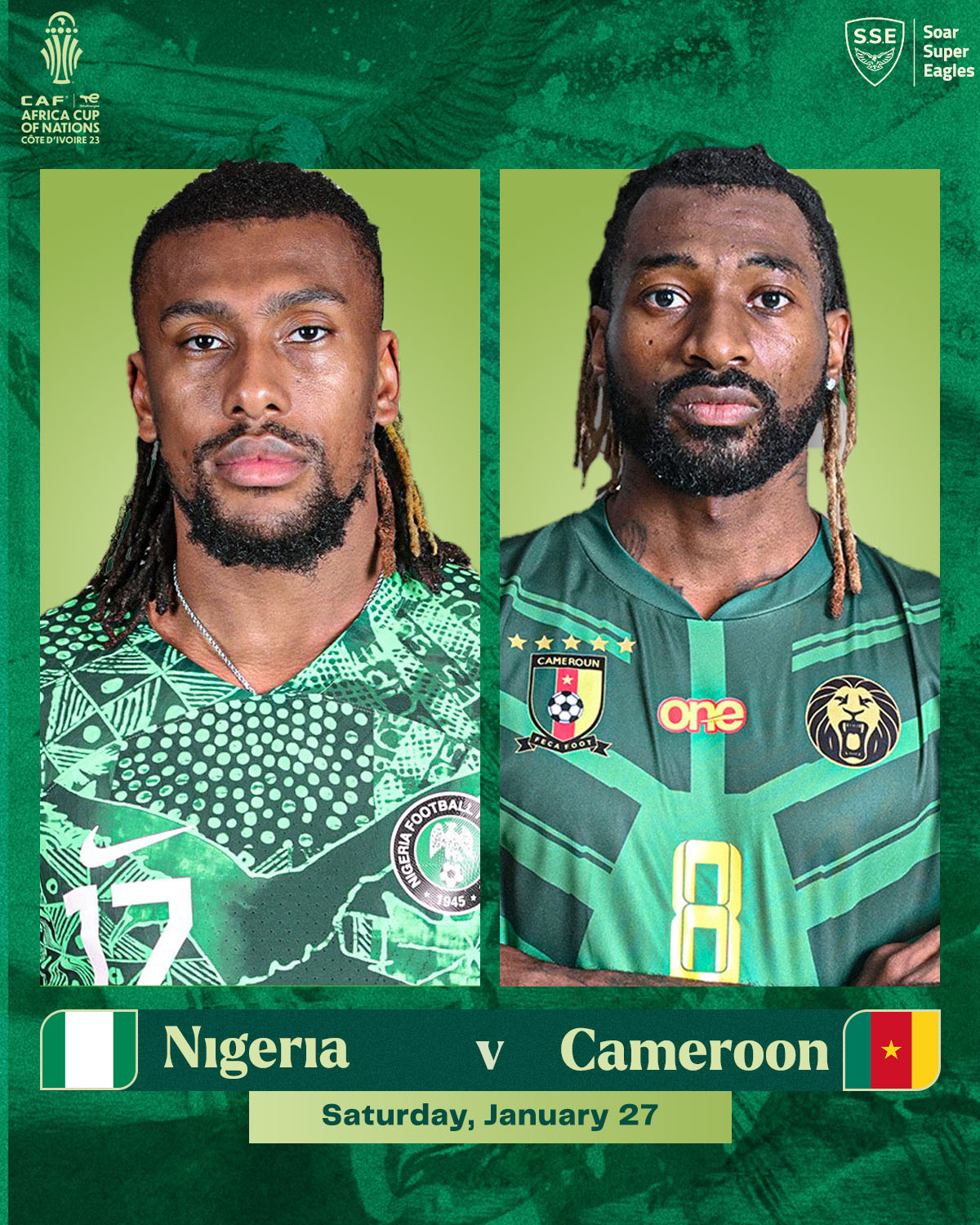 AFCON Nigeria Next Match Against Cameroon in Round of 16, See Date