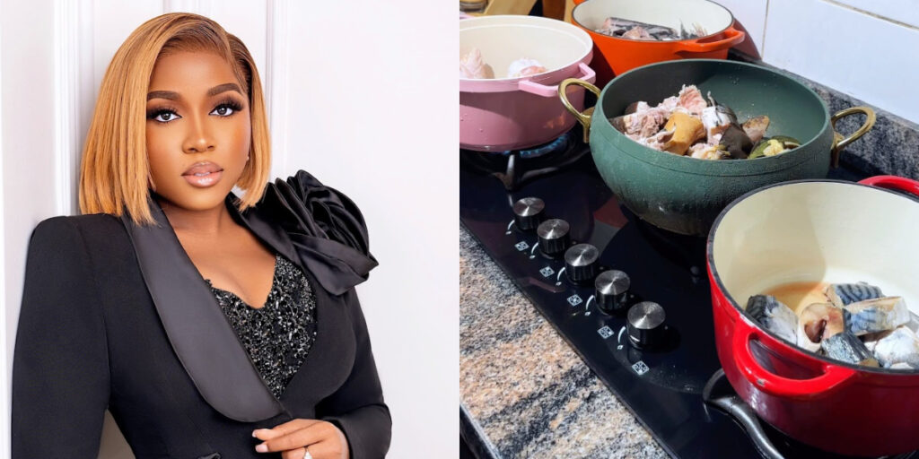 Veekee James Brags About Cooking 5 Meals in 4 Hours For Husband (Video)