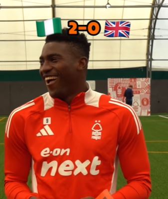 Footballer, Taiwo Awoniyi Reveals His Favourite Nigerian Singer (Video)