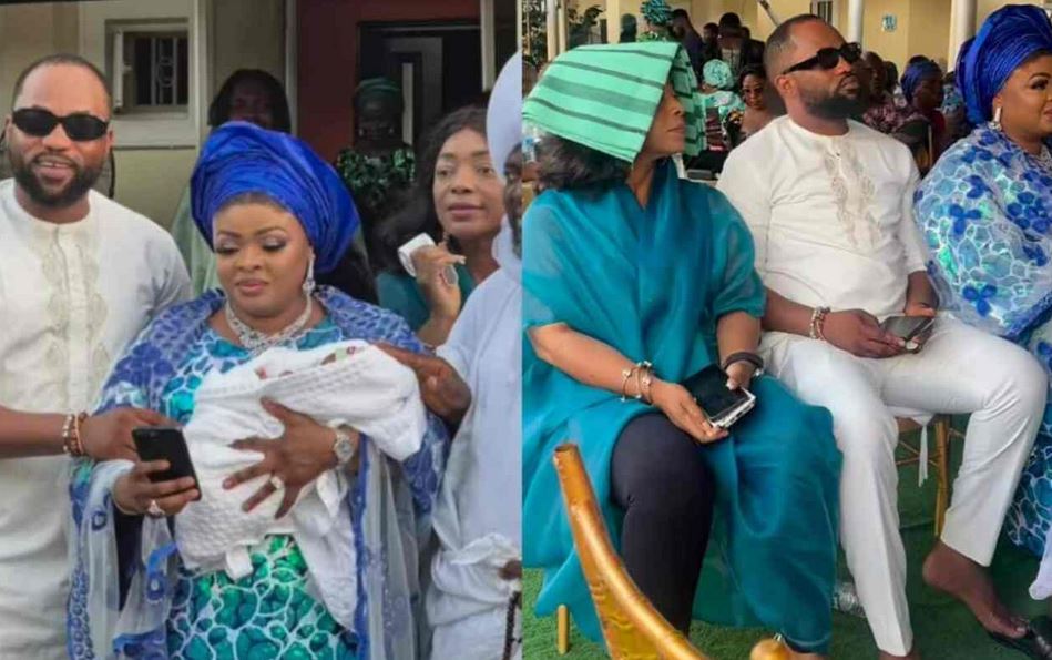 Actor Damola Olatunji Replies Fan Asking If He Is Dayo Amusa’s Baby Daddy