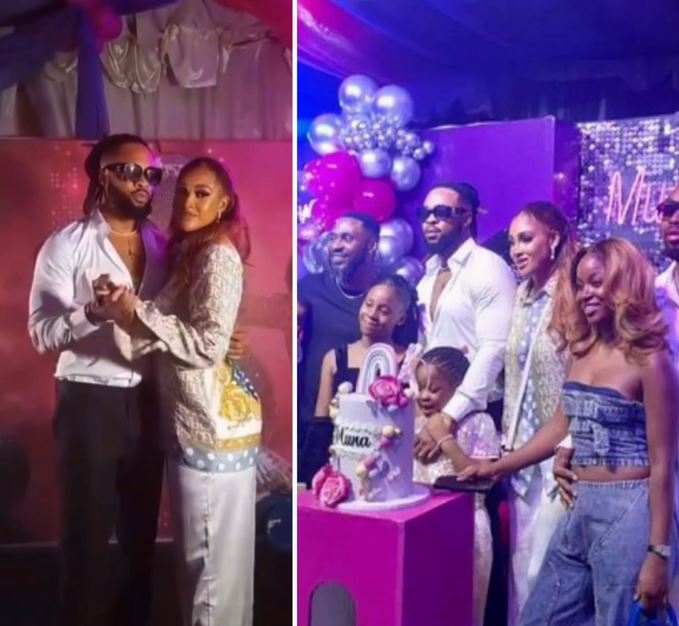 Singer Flavour And Wife, Sandra Okagbue, Celebrate Their Daughter's Birthday (Photos/Videos)